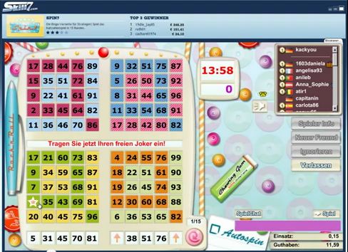 Screenshot von einem Schwimmen Online-Spiel